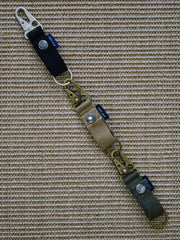 ヴィンテージキーリング ナイロンストラップフック