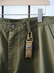 ヴィンテージキーリング ナイロンストラップフック