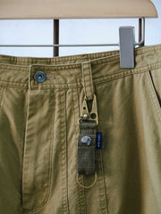 ヴィンテージキーリング ナイロンストラップフック