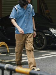 ボウリング刺繍シャツ