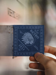 古布柄プリントピンバッジ