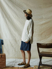 軽量快適ラフィア繊維長袖Tシャツ