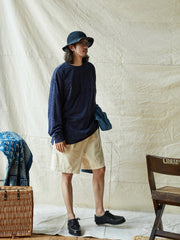 軽量快適ラフィア繊維長袖Tシャツ