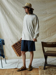 軽量快適ラフィア繊維長袖Tシャツ