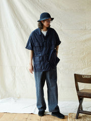 四つポケット半袖シャツ