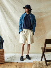 ダブルプリーツツイルポケットペインターショーツ