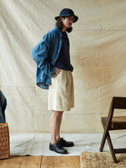 ダブルプリーツツイルポケットペインターショーツ