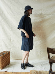 ダブルプリーツツイルポケットペインターショーツ