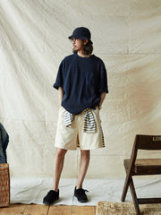 ダブルプリーツツイルポケットペインターショーツ