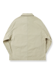 コットンとナイロン混紡の軽量ジャングルファティーグジャケットの正面画像。