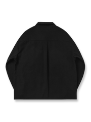 ハンドプリーツヴィンテージ長袖シャツの正面図