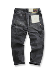 ペイント加工ヴィンテージワークパンツの全体展示