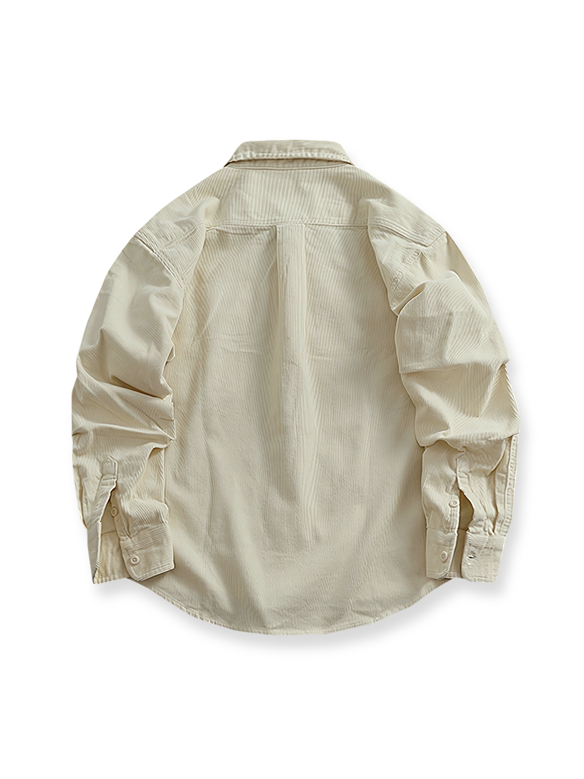 ヴィンテージ加工コーデュロイシャツ正面ビュー