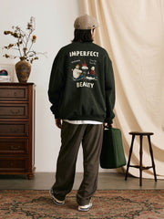 焚き火柄 スウェット