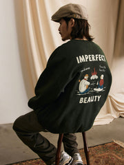 焚き火柄 スウェット