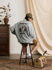 焚き火柄 スウェット