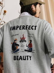 焚き火柄 スウェット