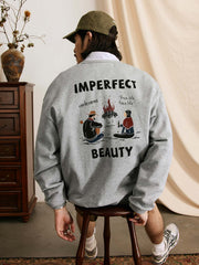 焚き火柄 スウェット