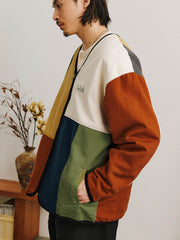 パッチワーク リバーシブルジャケット
