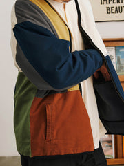 パッチワーク リバーシブルジャケット