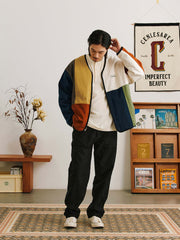 パッチワーク リバーシブルジャケット