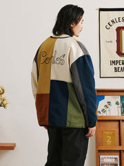 パッチワーク リバーシブルジャケット