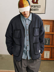 パッチワーク リバーシブルジャケット