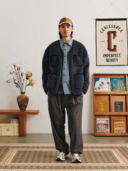 パッチワーク リバーシブルジャケット