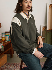 ラグビー ポロネック スウェット