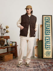 袖取り外し可能 キルティングジャケット