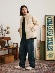 袖取り外し可能 キルティングジャケット