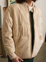袖取り外し可能 キルティングジャケット