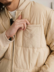 袖取り外し可能 キルティングジャケット