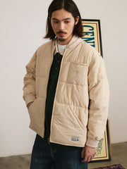 袖取り外し可能 キルティングジャケット