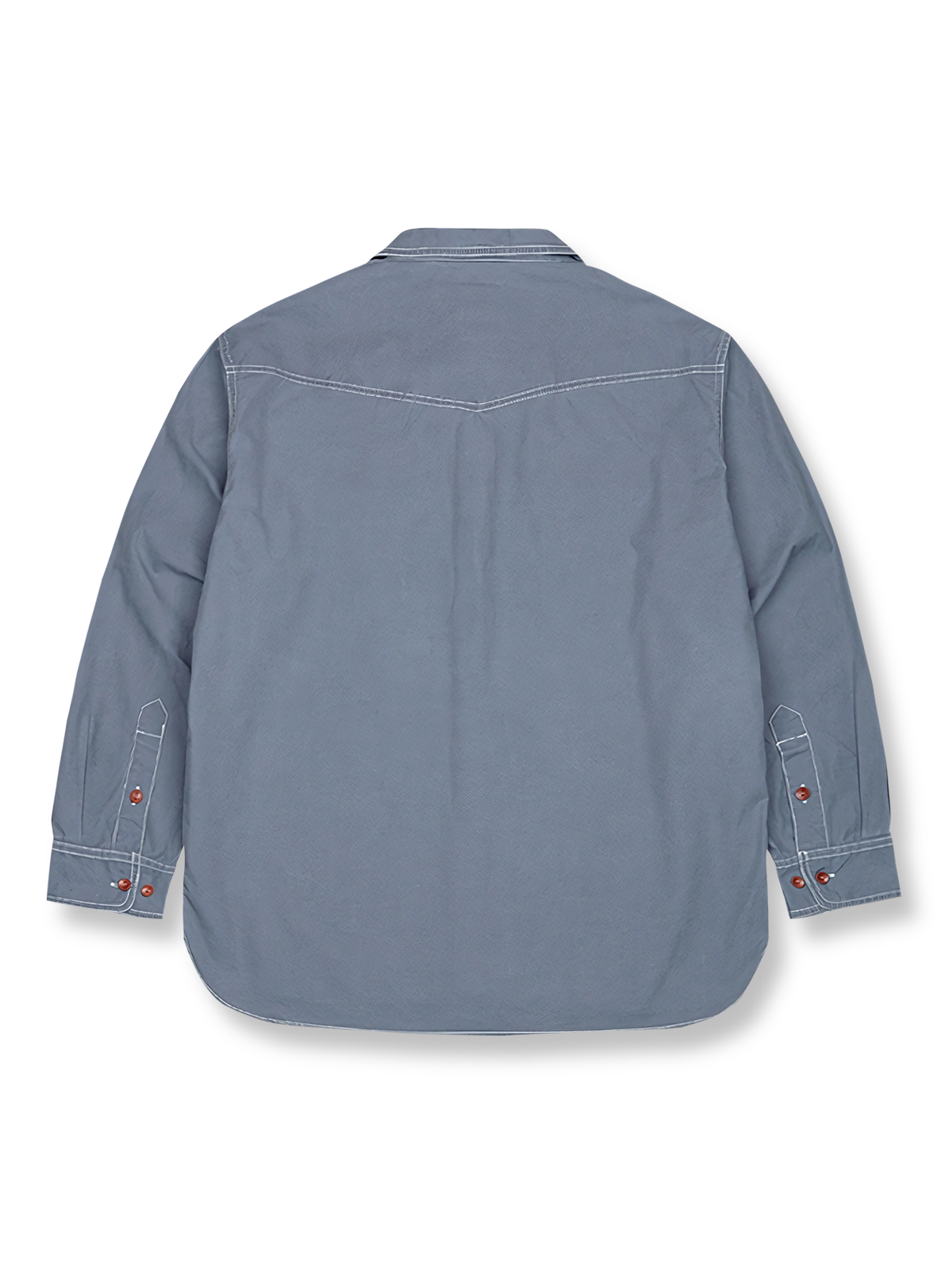 ヴィンテージ加工ワーク長袖シャツの全体展示