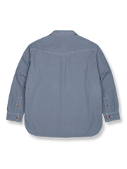 ヴィンテージ加工ワーク長袖シャツの全体展示