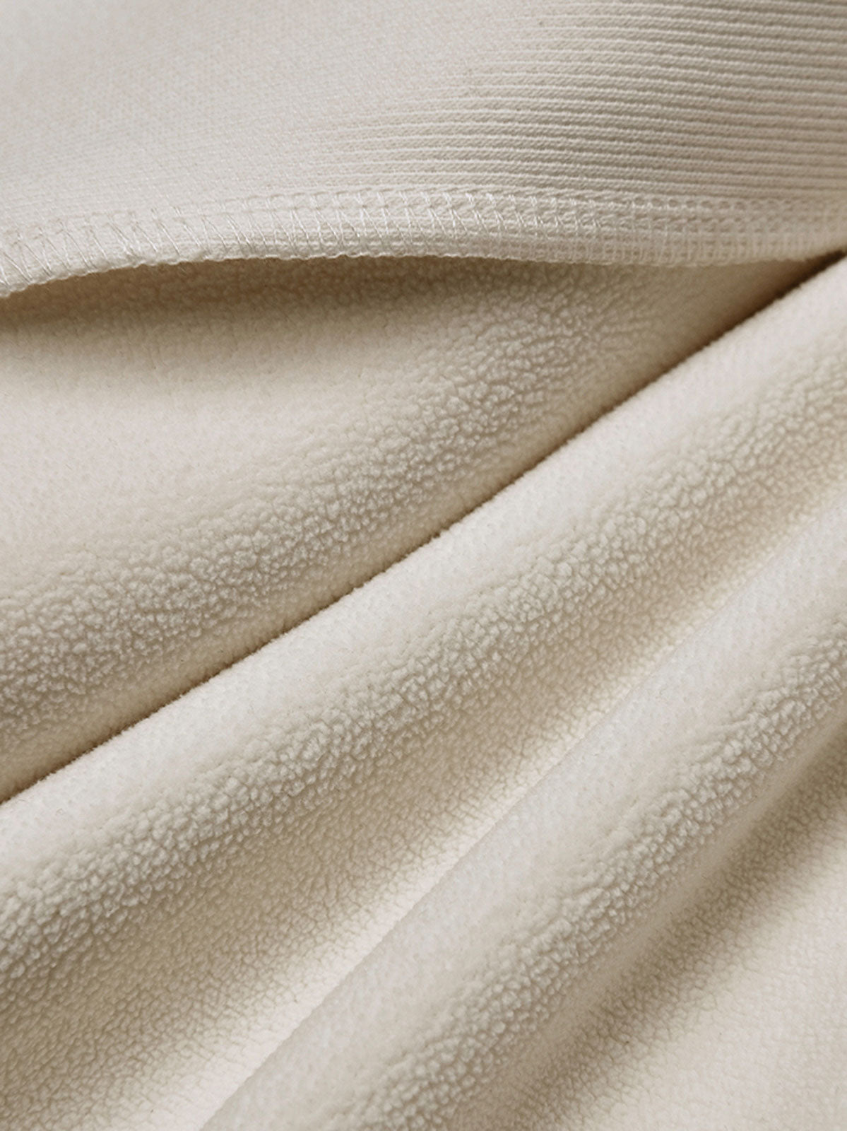 詳細画像: 袖のコーデュロイ生地とボタンのディテールクローズアップ