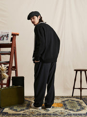 開襟ニットウールカーディガン