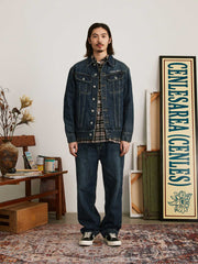 刺繍 ヴィンテージ加工 デニムジャケット