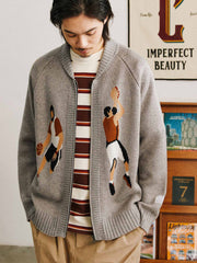 バスケエレメント コーウィッチン カーディガンセーター