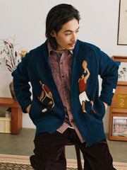 バスケエレメント コーウィッチン カーディガンセーター