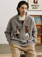 バスケエレメント コーウィッチン カーディガンセーター