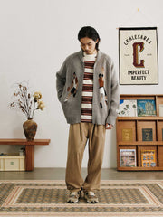 バスケエレメント コーウィッチン カーディガンセーター