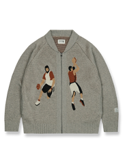 製品画像: バスケエレメント コーウィッチン カーディガンセーターの全体展示