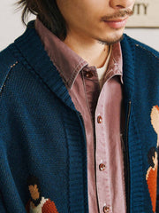 バスケエレメント コーウィッチン カーディガンセーター