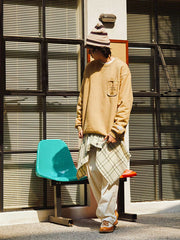 ローズサンドグラステーマ プリントクルーネックスウェット