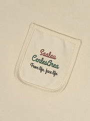 ローズサンドグラステーマ プリントクルーネックスウェット