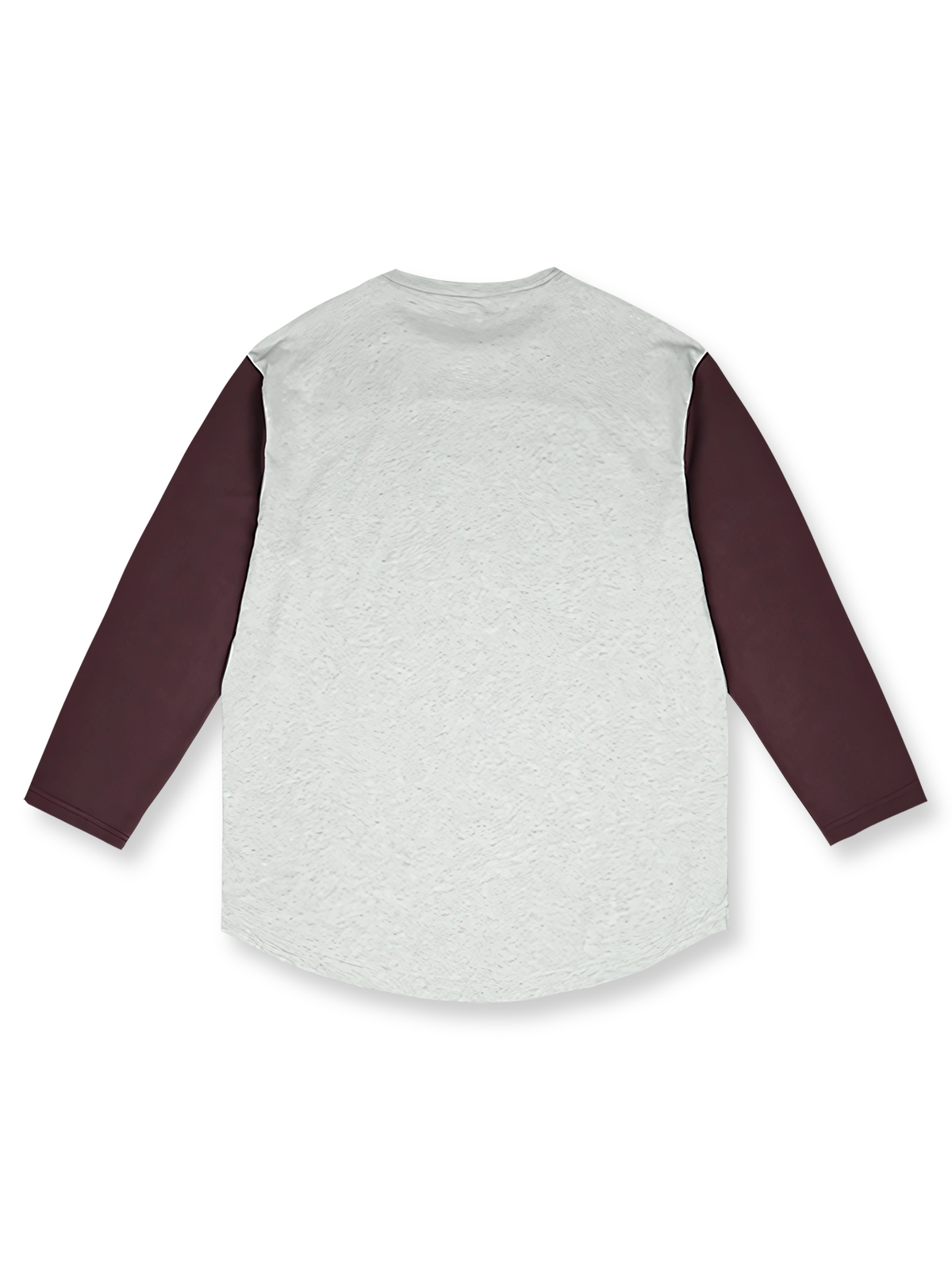 モデルが着用するヴィンテージサッカー風Tシャツのスタイリング例ヴィンテージプリント長袖サッカー風Tシャツ全体