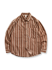 製品画像: ストライプワーク長袖シャツの全体展示