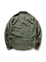 製品画像: ウォッシュ加工起毛チェック柄ワークシャツの全体展示